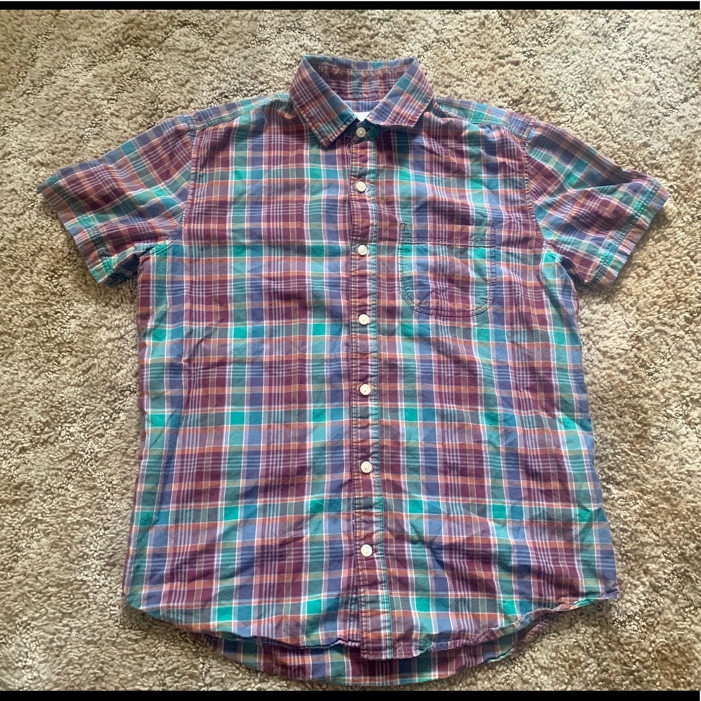 Gap Plaid Button Up Shirt - Men’s Small